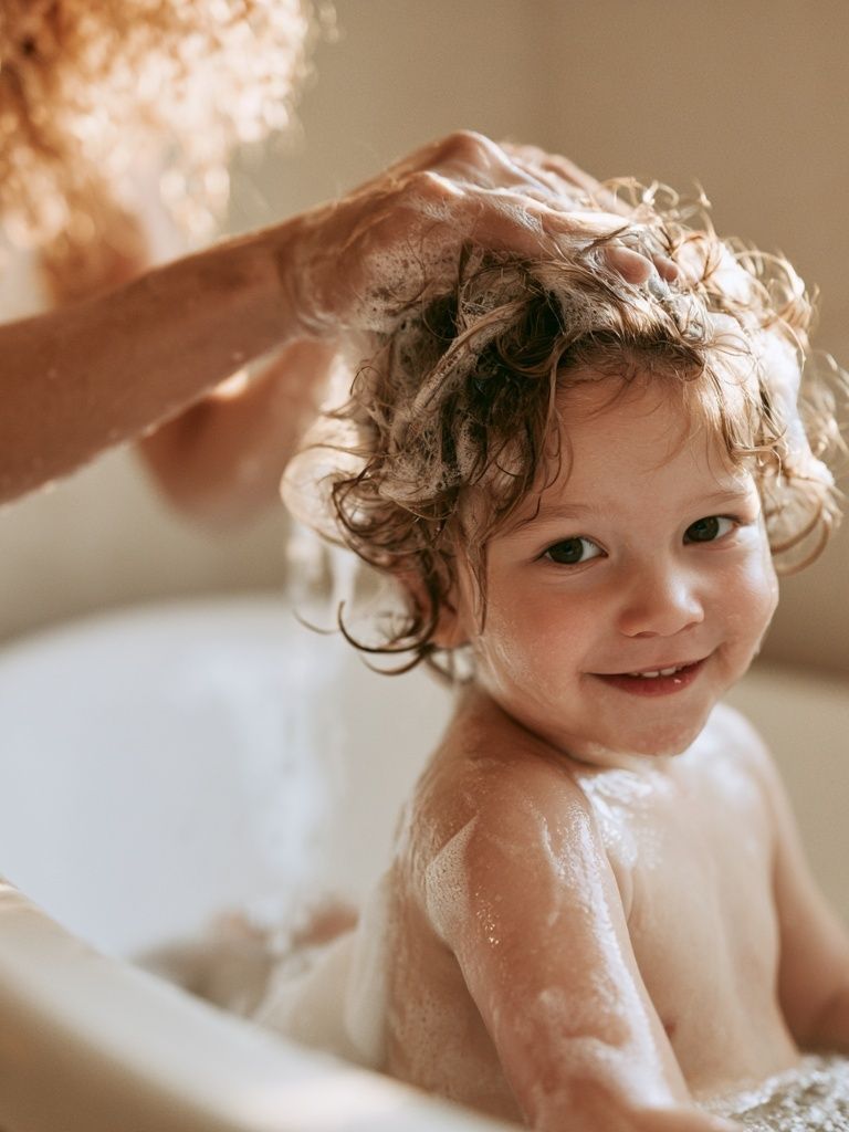 Bath Time Portrait Photography Poster. poster detail