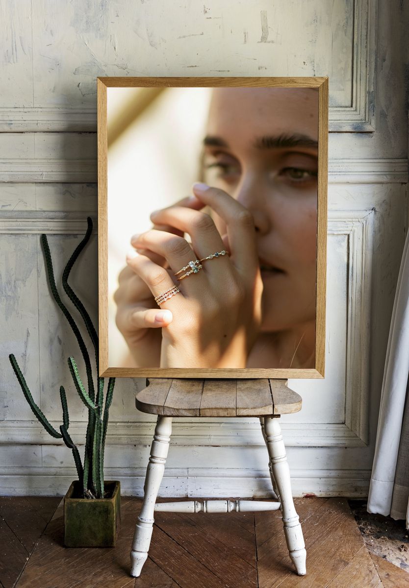 Soft Light Portrait Photography Poster. — room view 1