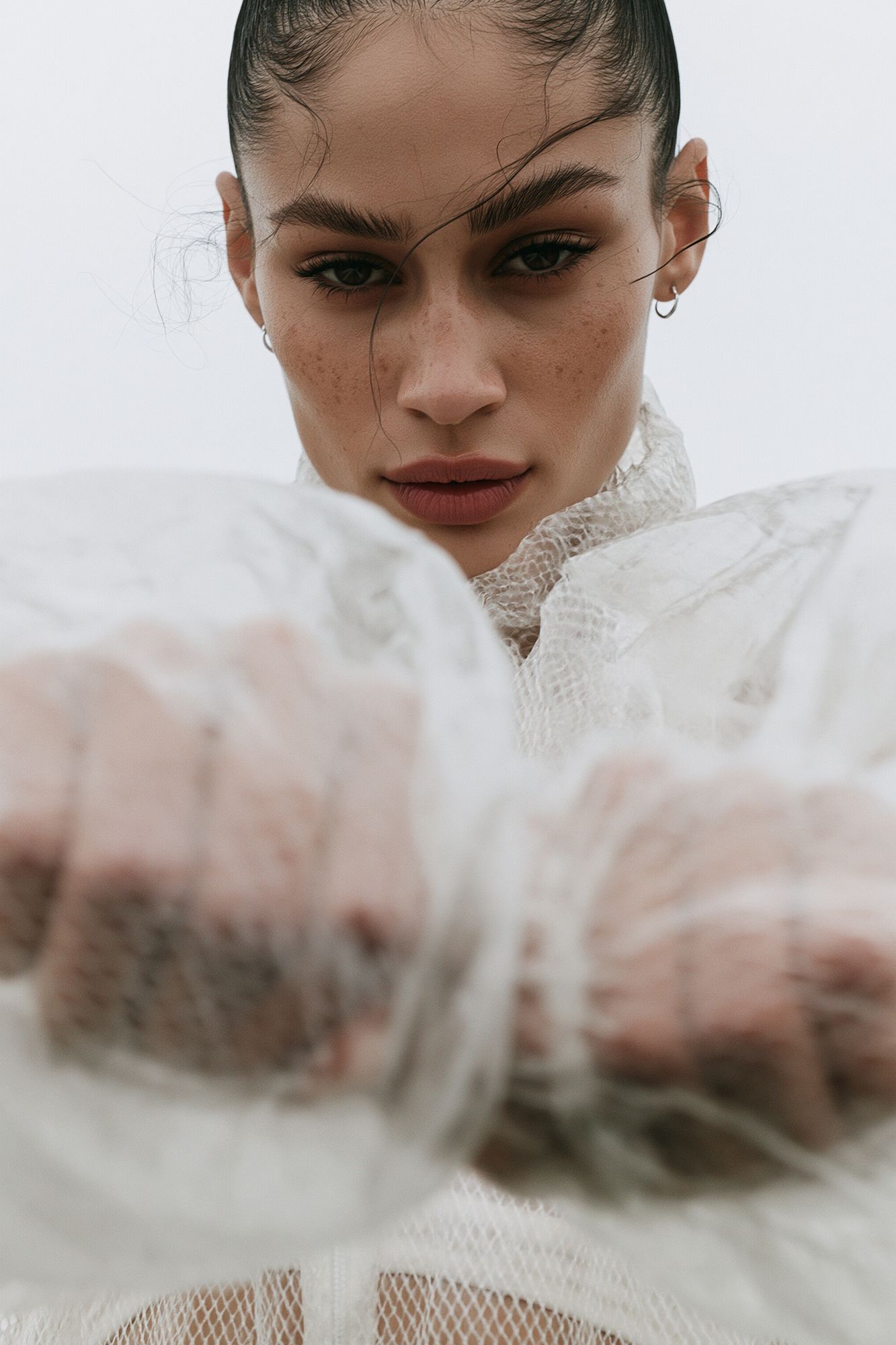 Editorial Fashion Portrait Poster. poster detail