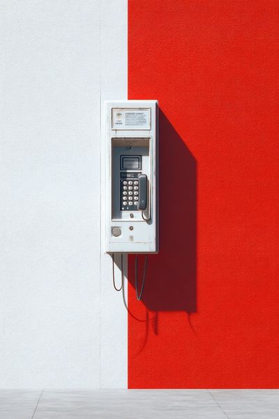 Vintage Payphone — Photography Print. poster