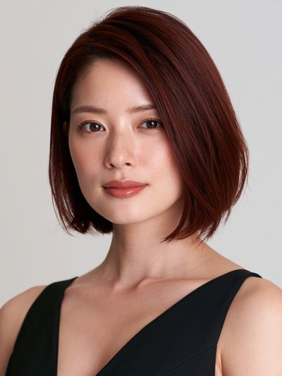 Asian Woman Portrait Print. poster