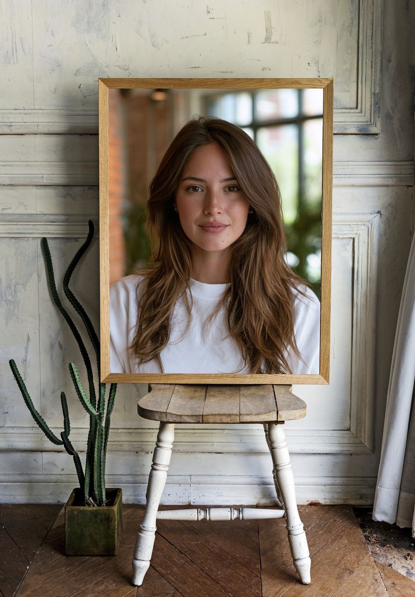 Natural Portrait Photography Poster. room preview