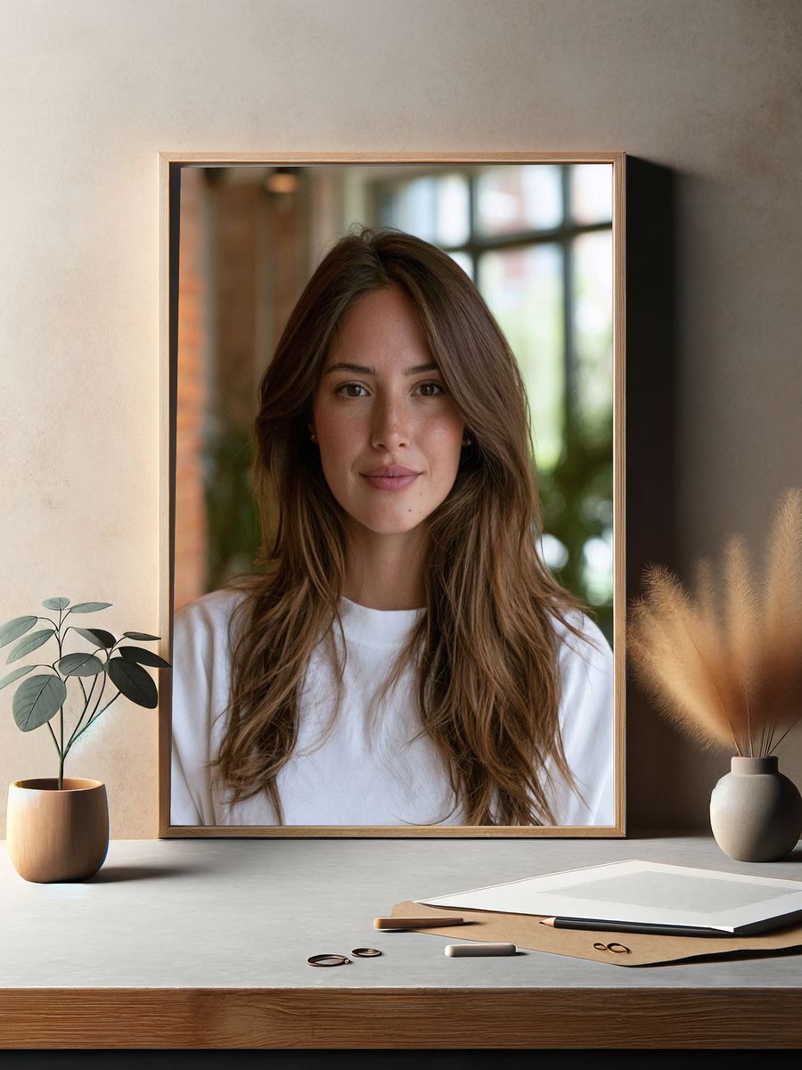 Natural Portrait Photography Poster. — room view 2
