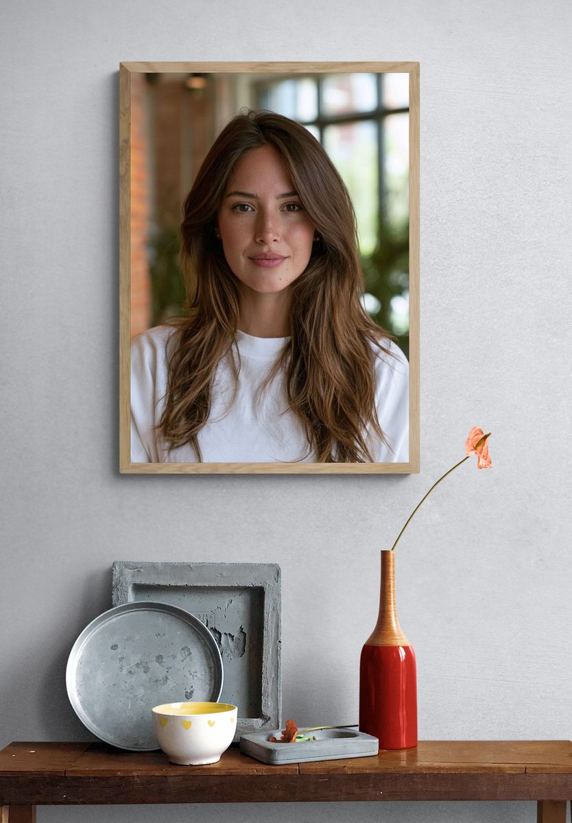 Natural Portrait Photography Poster. — room view 3