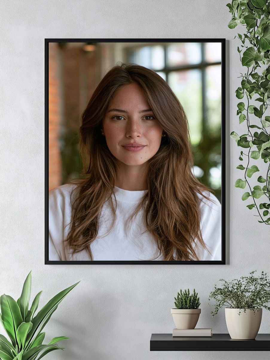 Natural Portrait Photography Poster. — room view 4
