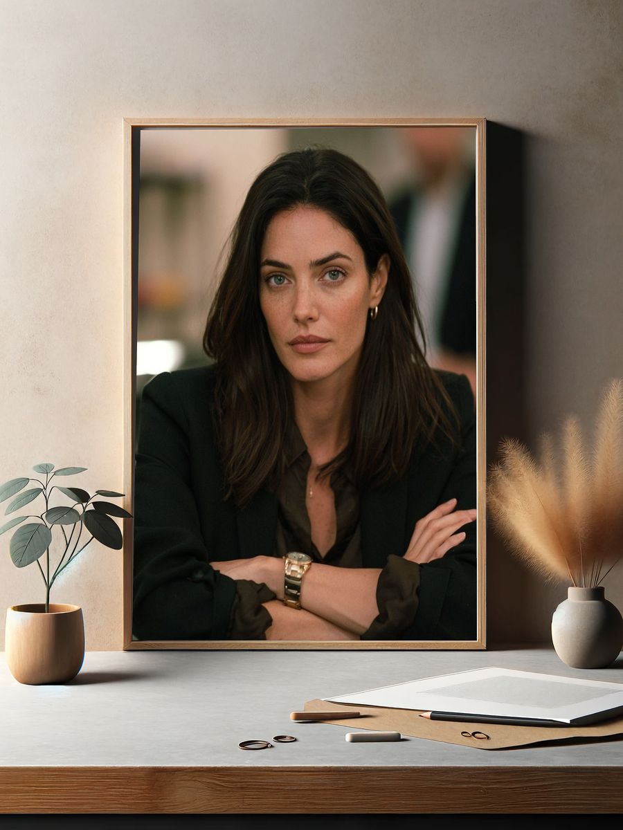 Elegant Woman Portrait Print. — room view 2