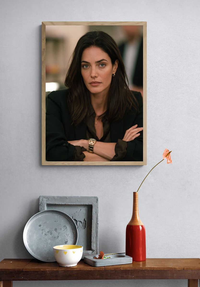 Elegant Woman Portrait Print. — room view 3