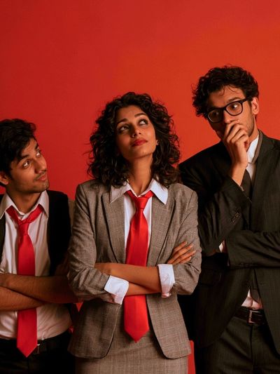 Stylish Trio Portrait Poster. poster