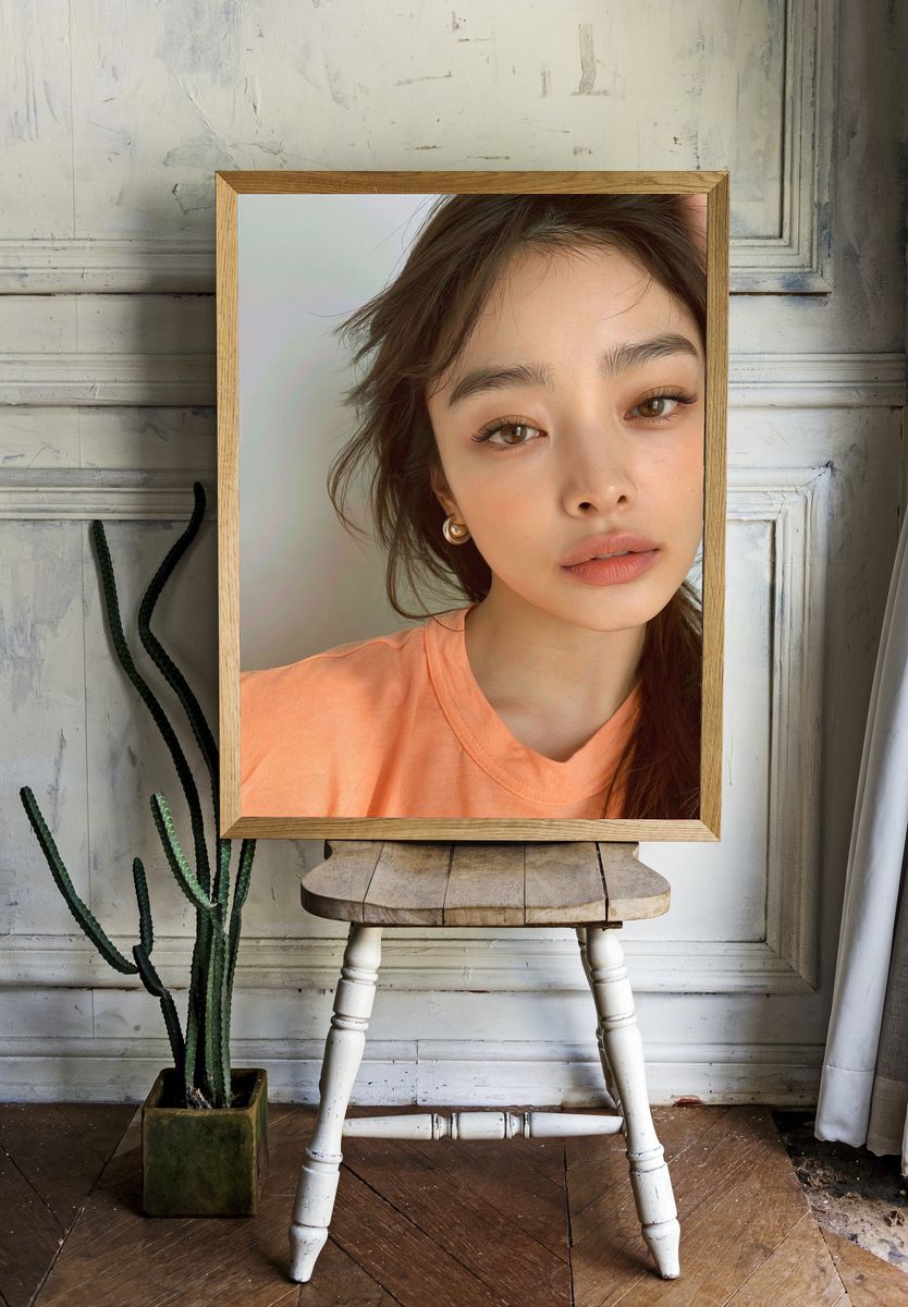 Soft Portrait Photography Poster. — room view 1