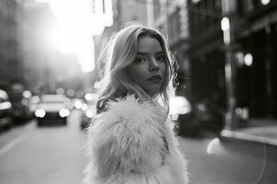 City Portrait Black-White Poster. poster