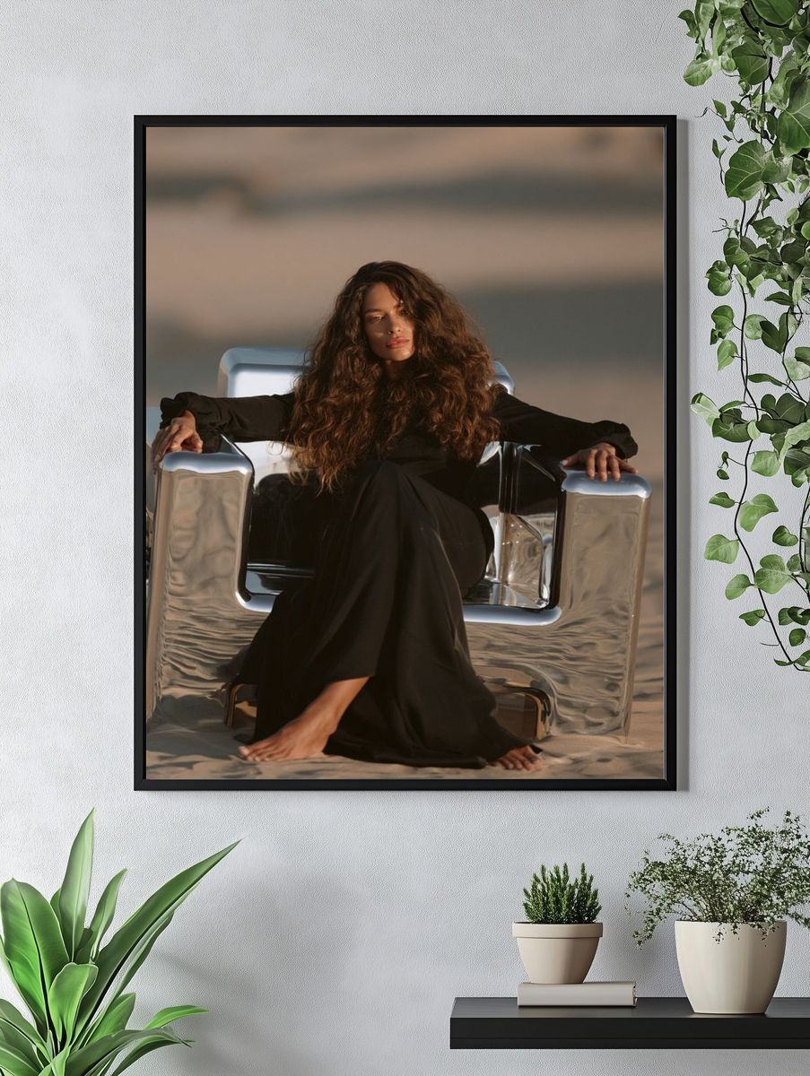 Desert Chair Portrait Poster. — room view 4