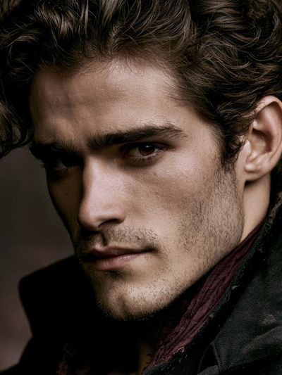 Moody Male Portrait Photography Poster. poster