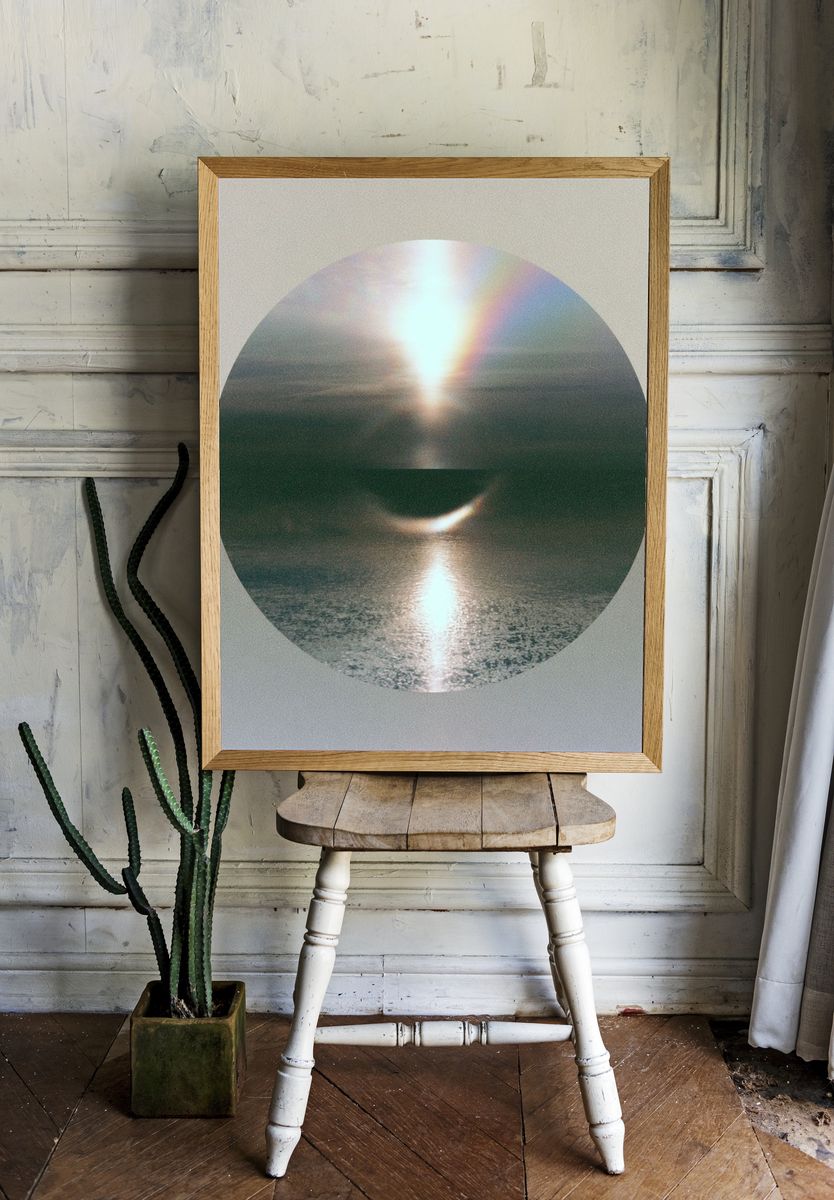 Eclipse Horizon Photography Poster. room preview