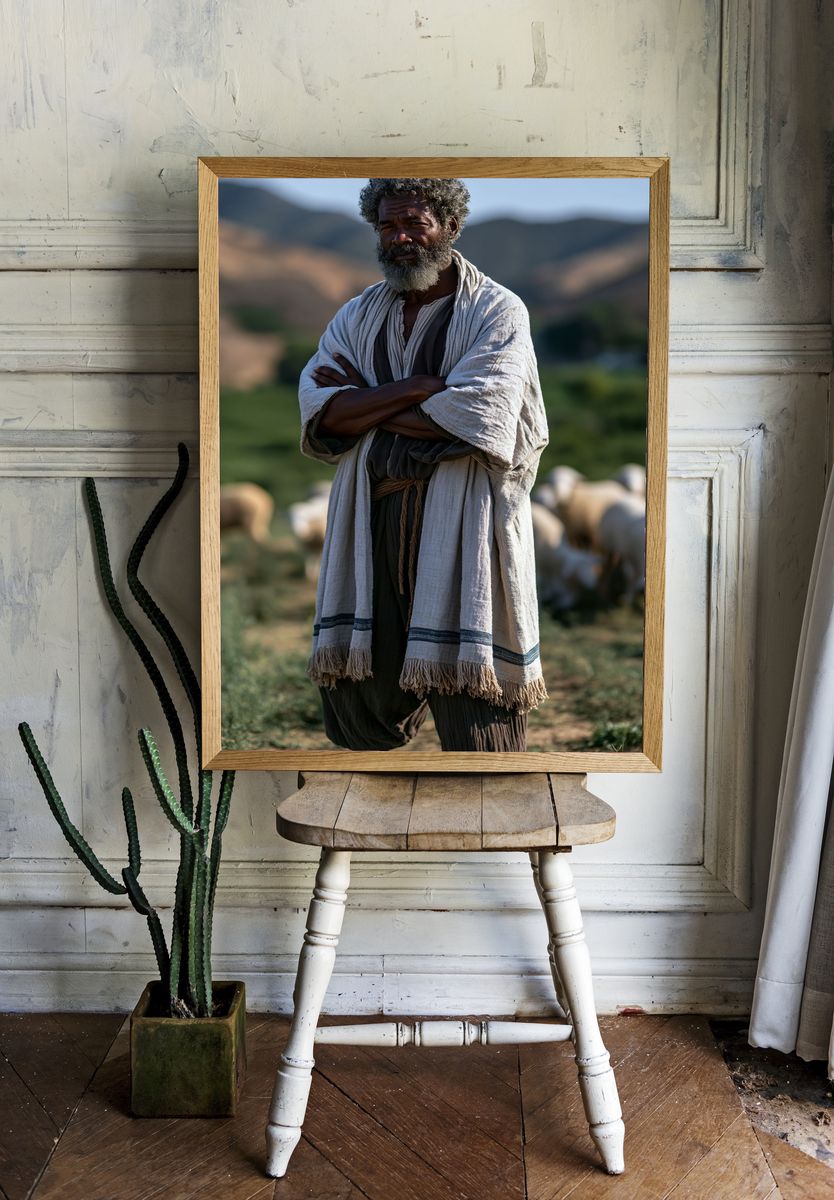 Shepherd Portrait Photography Poster. room preview