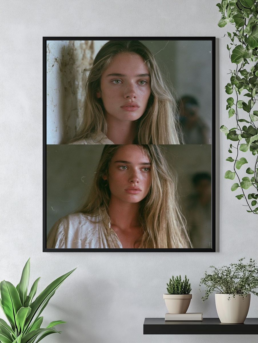 Moody Portrait Photography Poster. — room view 4