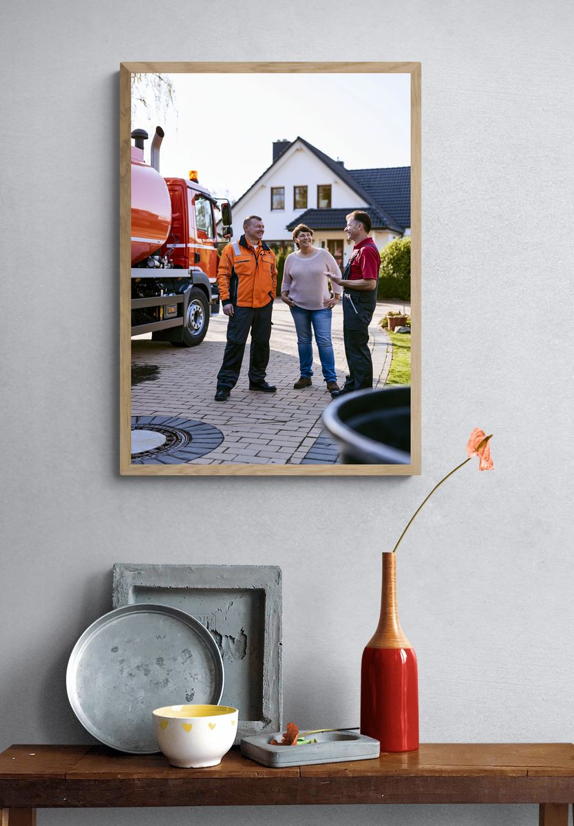 Home Service Team Photography Poster. — room view 3