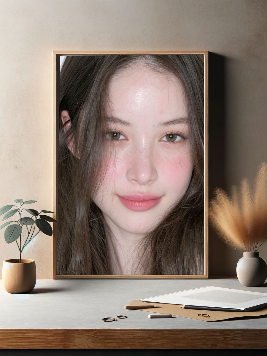 Soft Portrait Photography Poster. — room view 2
