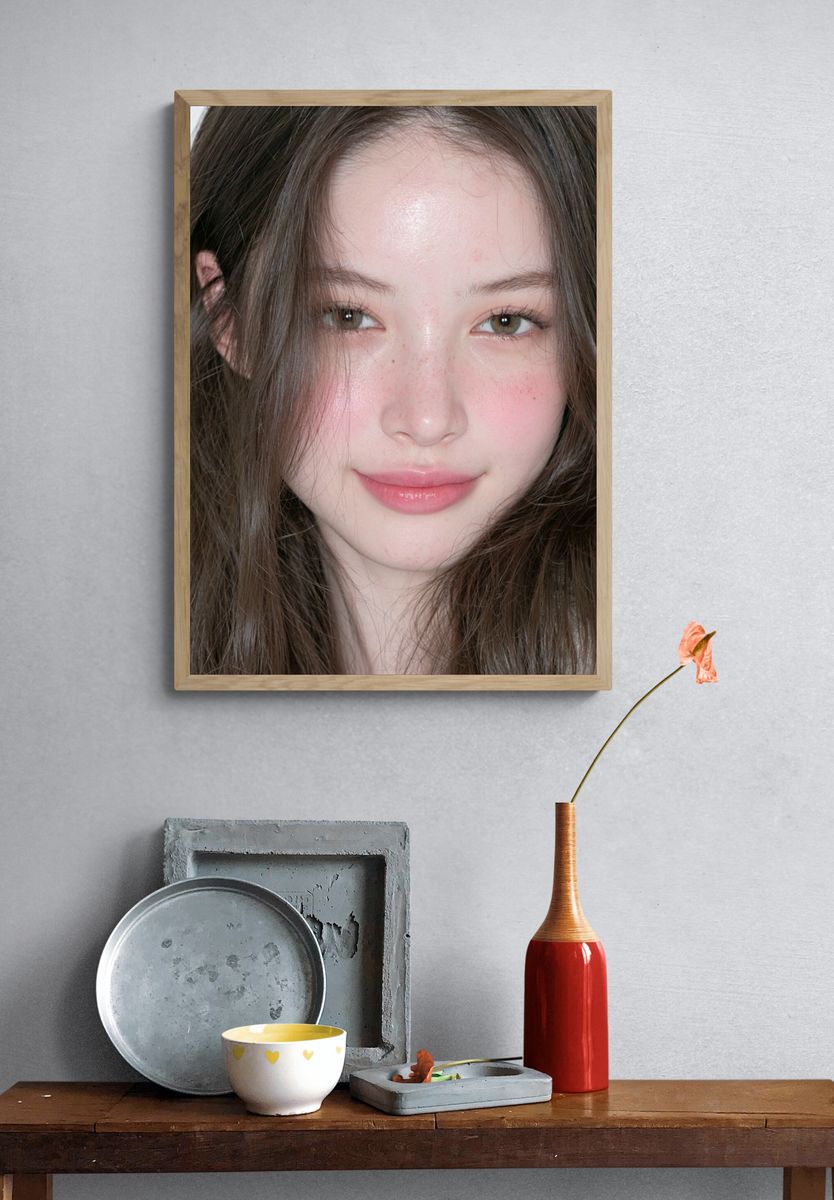 Soft Portrait Photography Poster. — room view 3