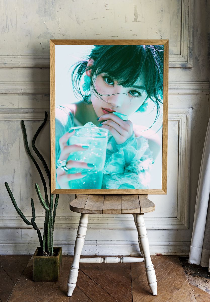 Dreamy Portrait Photography Poster. room preview