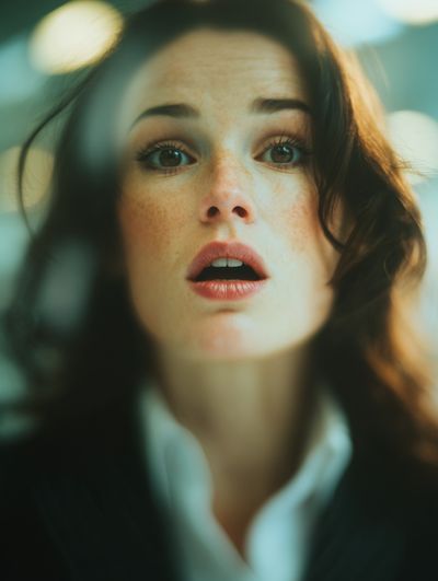 Dreamy Woman Portrait Photography Poster.