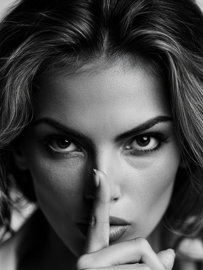 Shh Portrait Photography Poster. poster