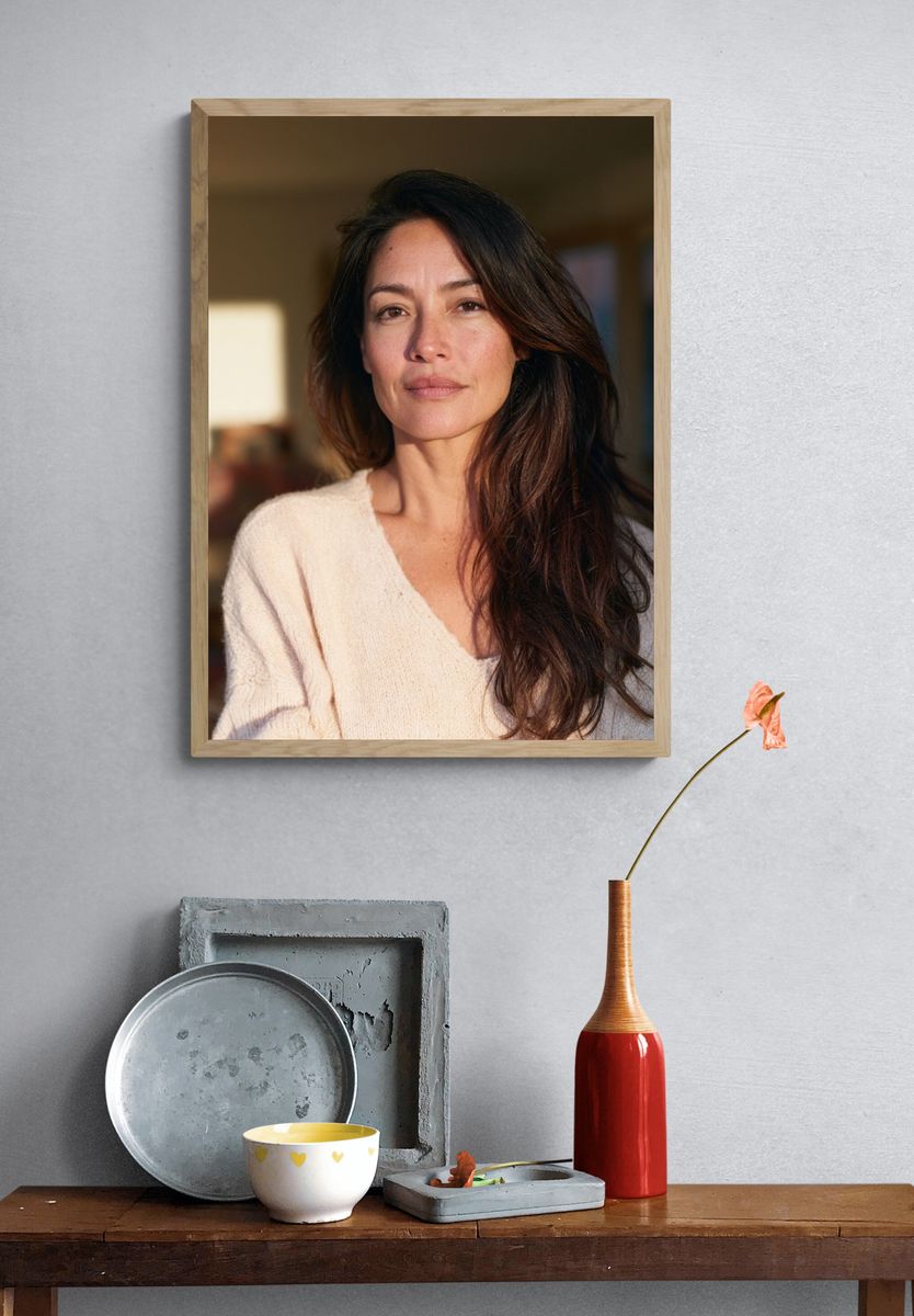 Woman Portrait Photography Poster. — room view 3
