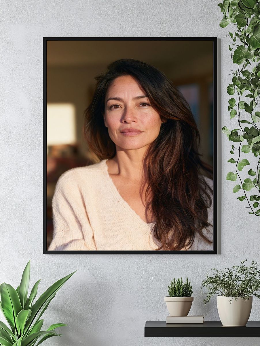 Woman Portrait Photography Poster. — room view 4