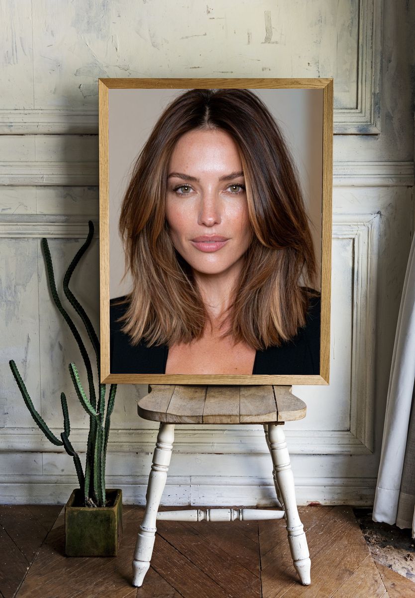 Elegant Woman Portrait Poster. room preview