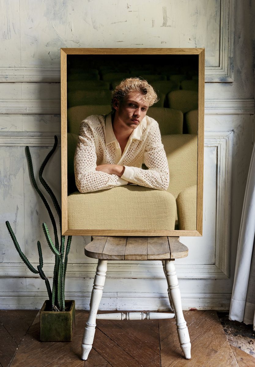 Portrait in Theater Seats Poster. — room view 1