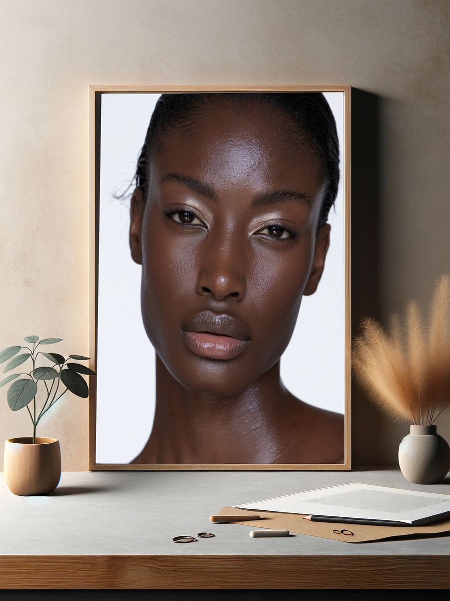Elegant Portrait Photography Poster. — room view 2