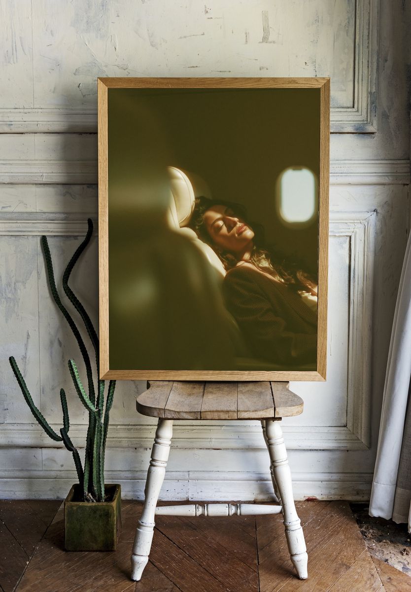 Dreamy Car Portrait Poster. — room view 1