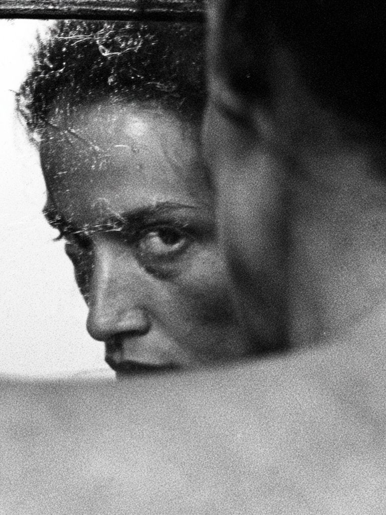 Intense Black and White Portrait Poster. poster — photography art