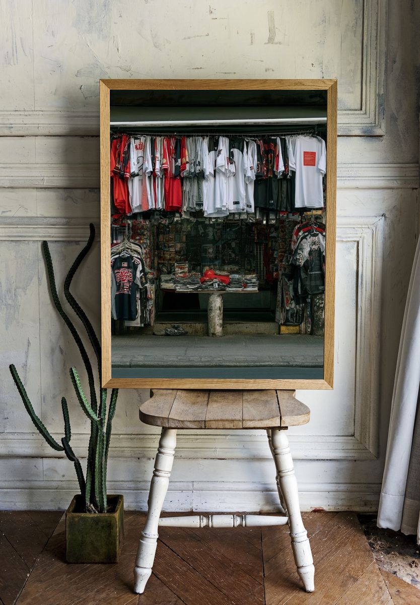 Streetwear Shopfront Photography Poster. — room view 1