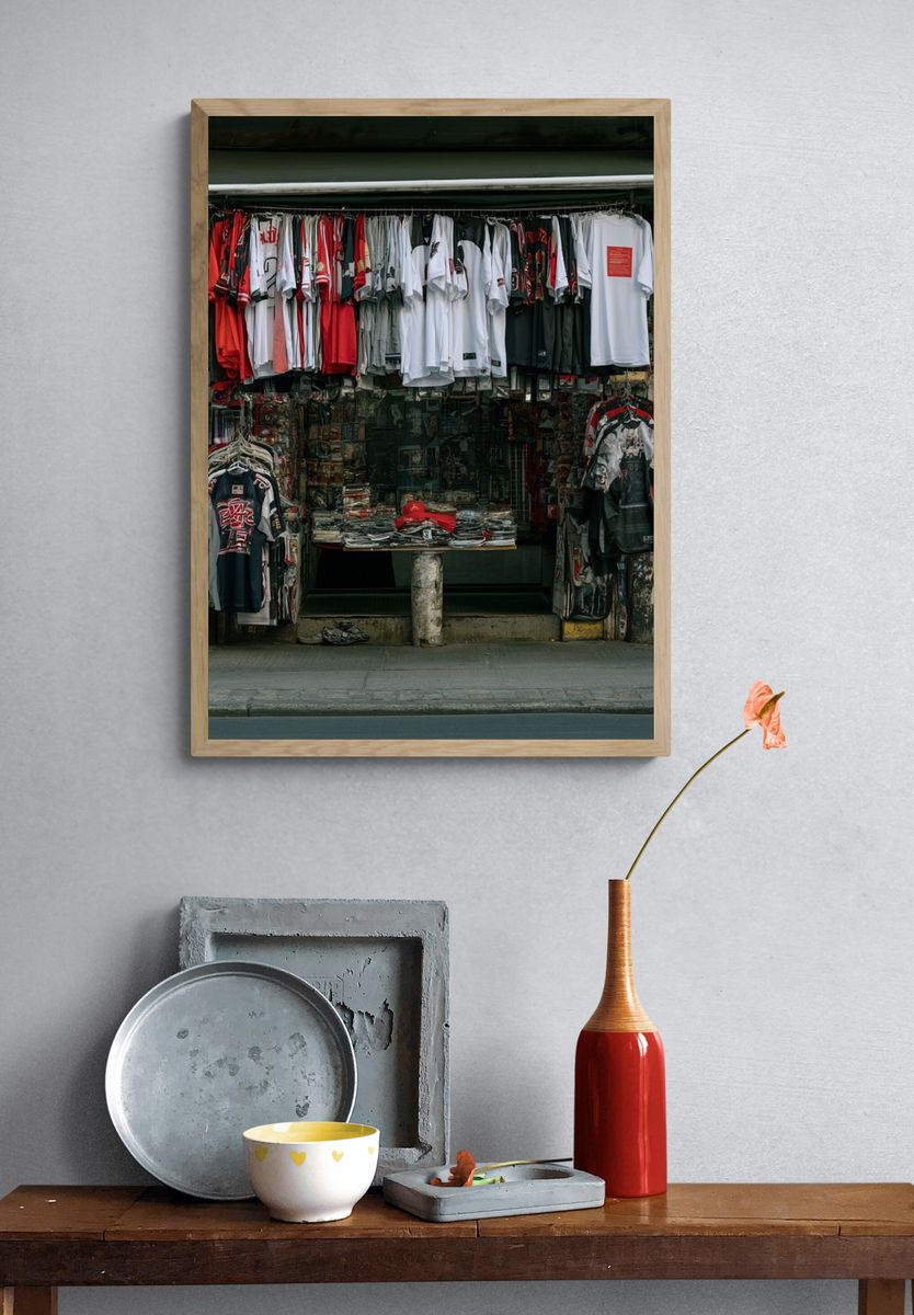 Streetwear Shopfront Photography Poster. — room view 3