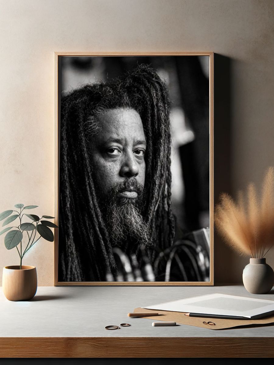Black and White Portrait Poster. — room view 2