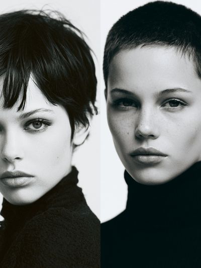 Monochrome Fashion Portrait Poster. poster print