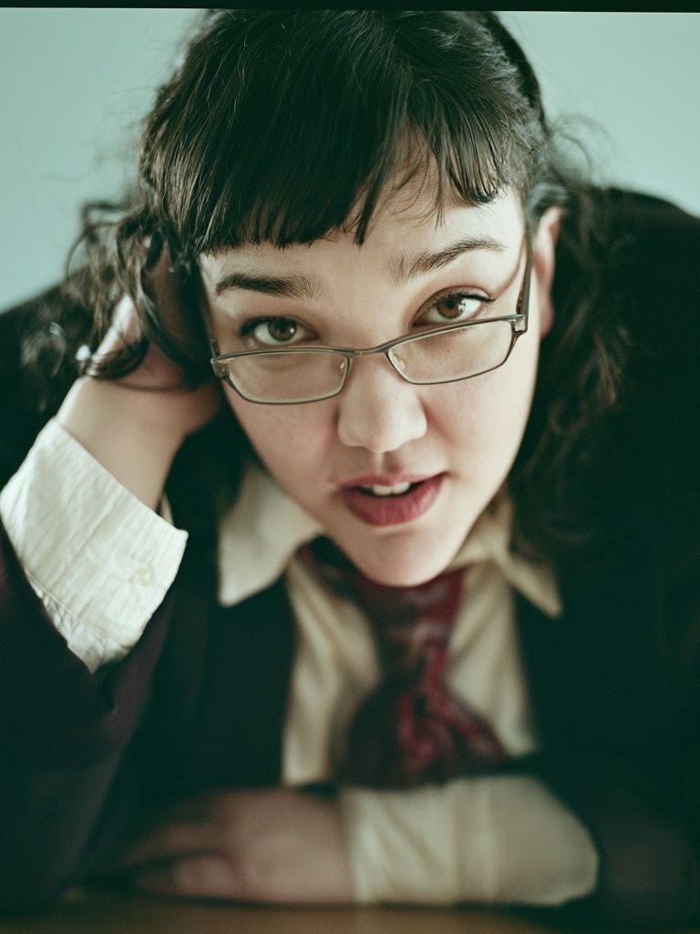 Glasses Portrait Photography Poster. poster detail