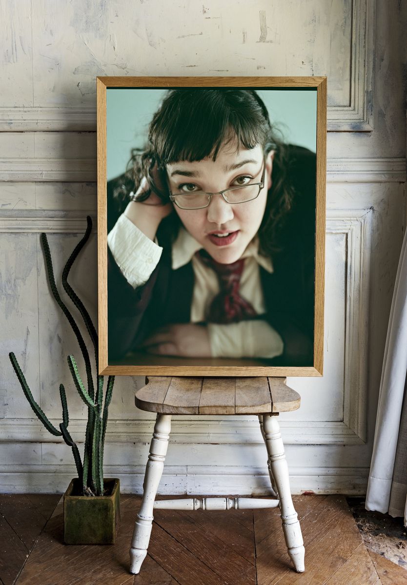 Glasses Portrait Photography Poster. room preview
