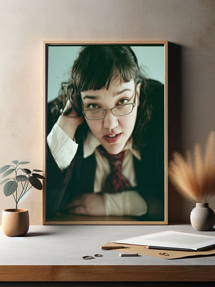 Glasses Portrait Photography Poster. — room view 2