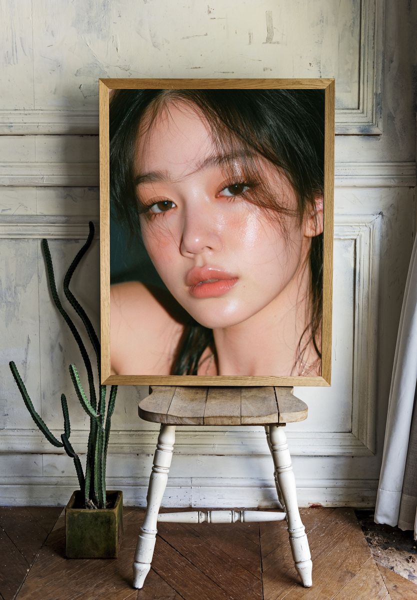 Soft Glam Portrait Poster. — room view 1