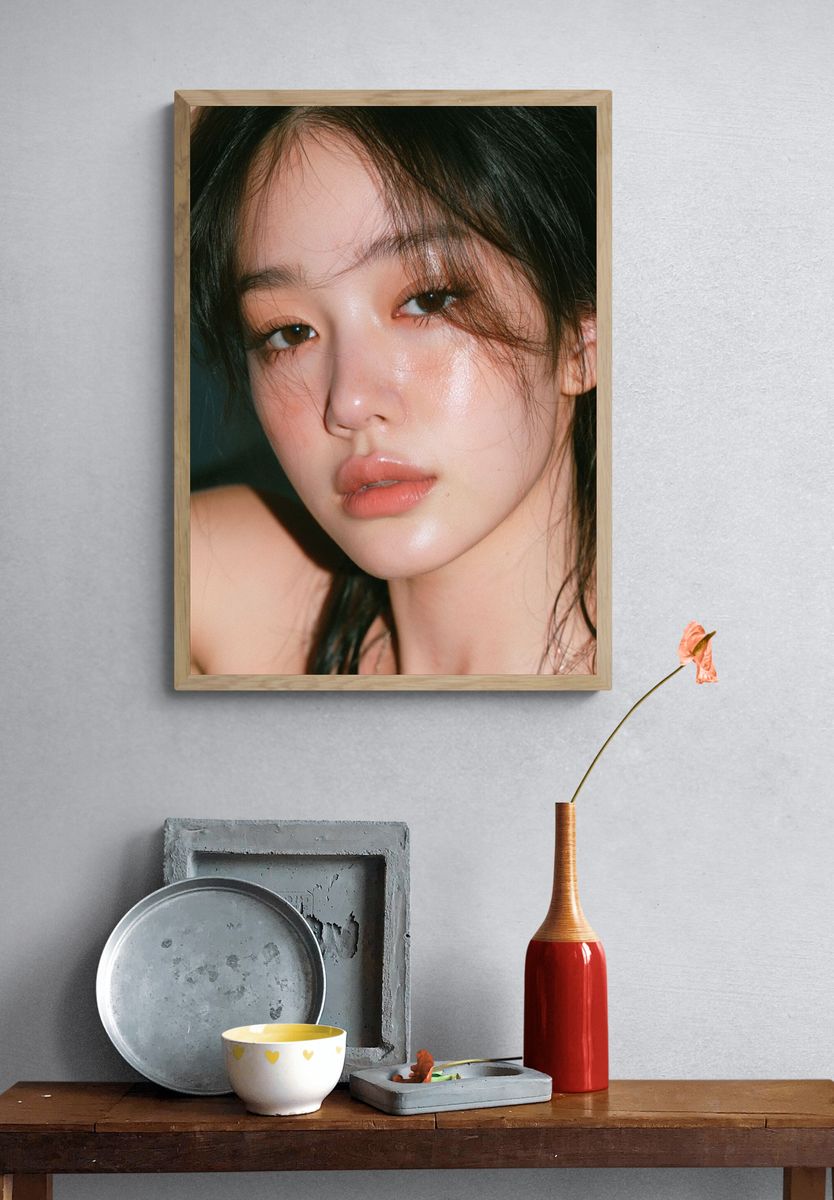 Soft Glam Portrait Poster. — room view 3