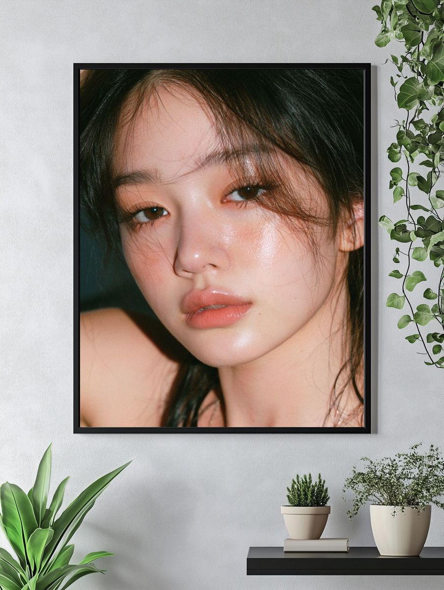 Soft Glam Portrait Poster. — room view 4