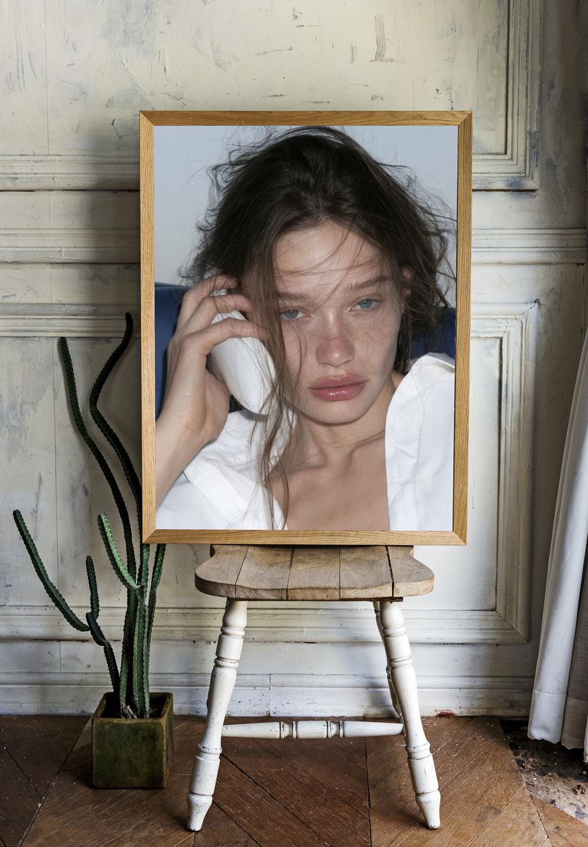 Moody Portrait Photography Poster. — room view 1