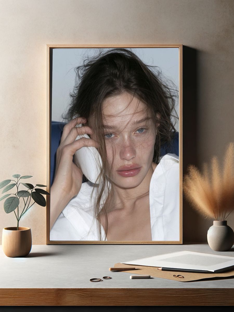 Moody Portrait Photography Poster. — room view 2
