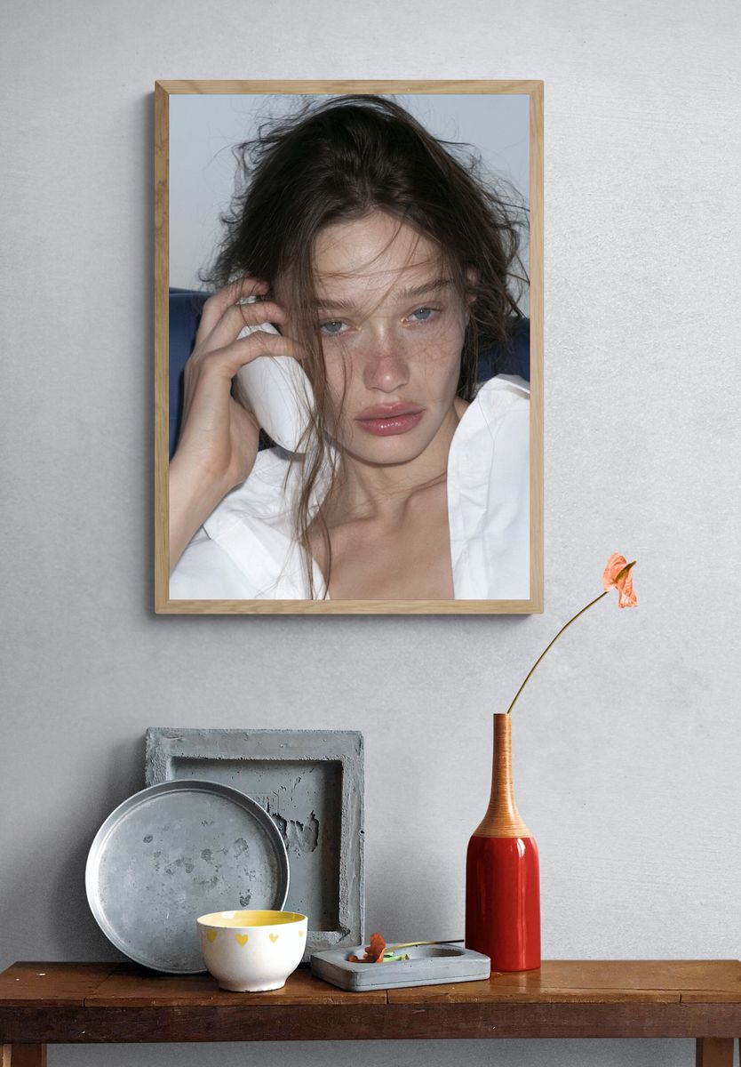 Moody Portrait Photography Poster. — room view 3