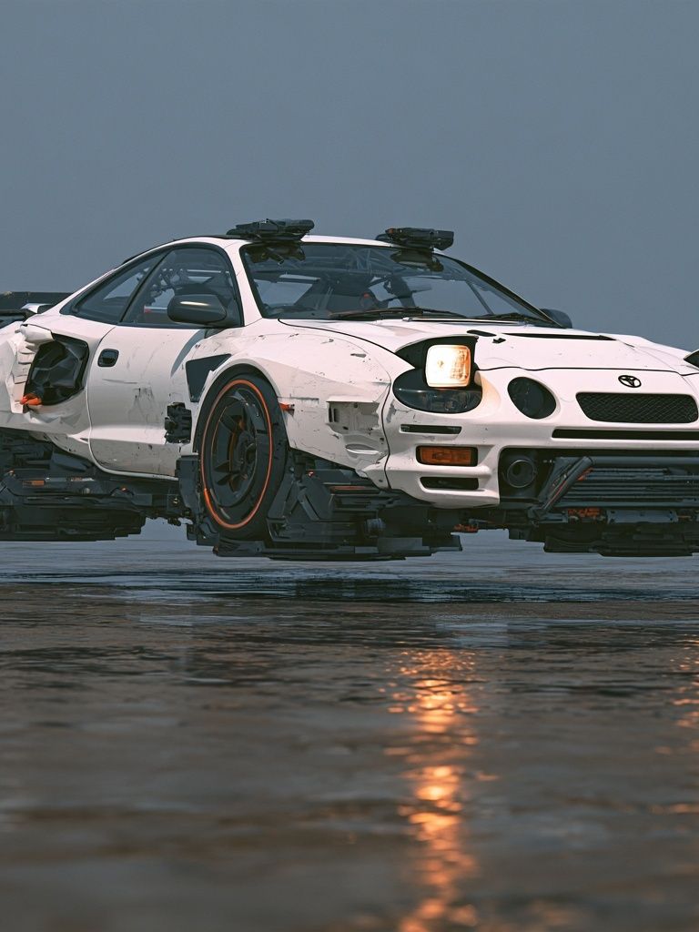 Toyota Drift Car Photography Poster. poster — photography art