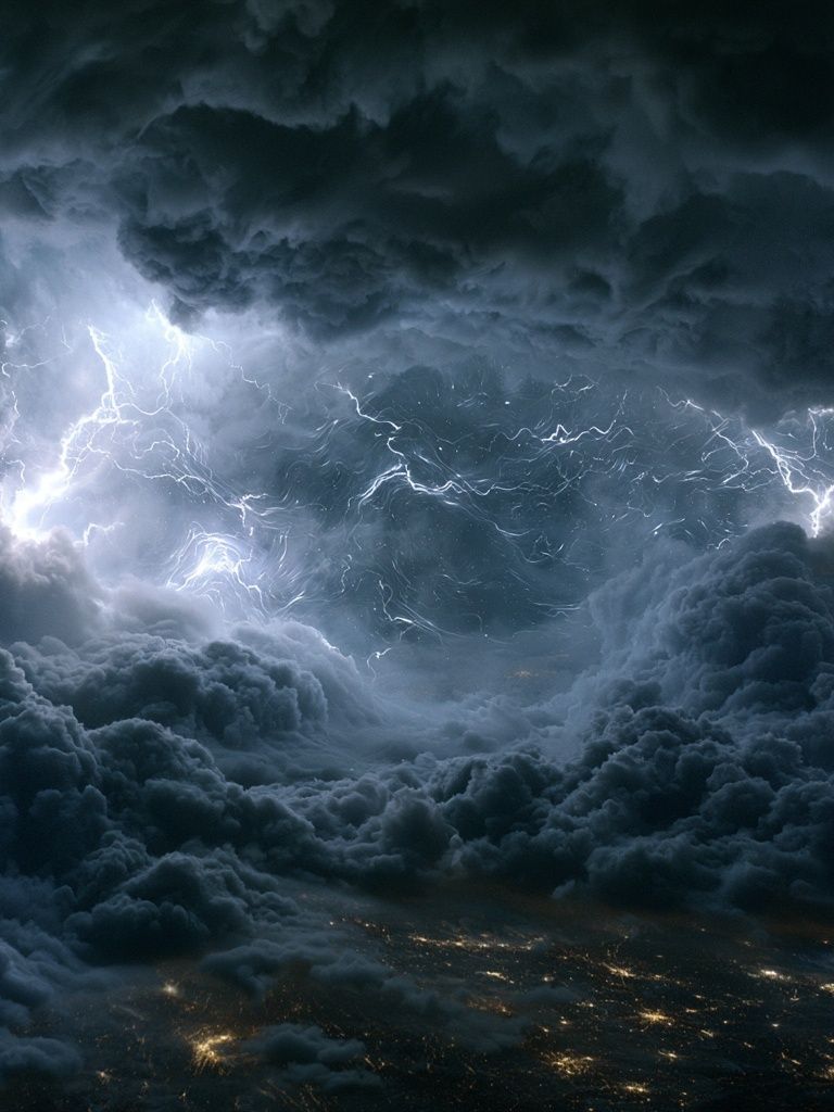 Thunderstorm Clouds — Photography Print. poster detail