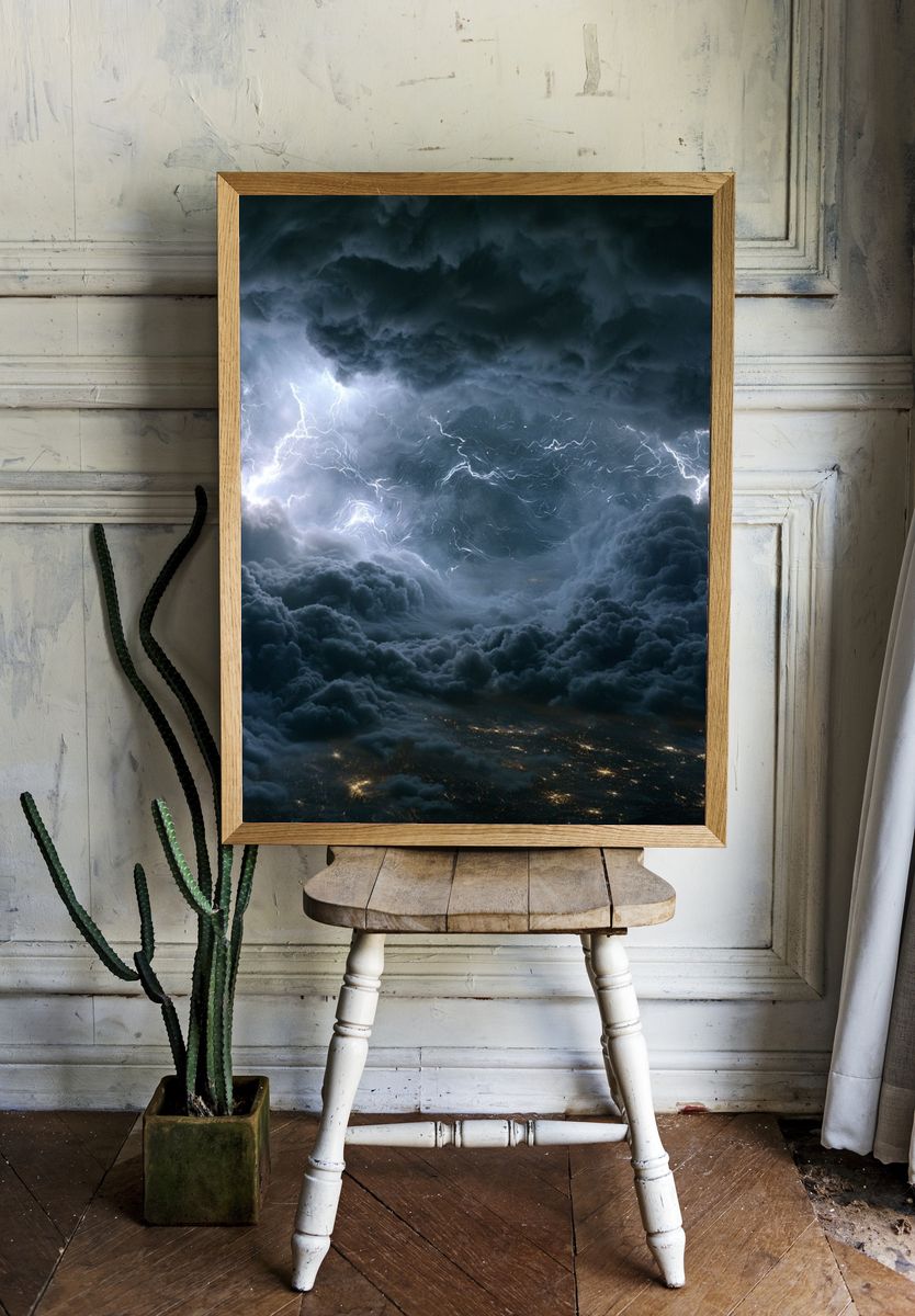Thunderstorm Clouds — Photography Print. room preview