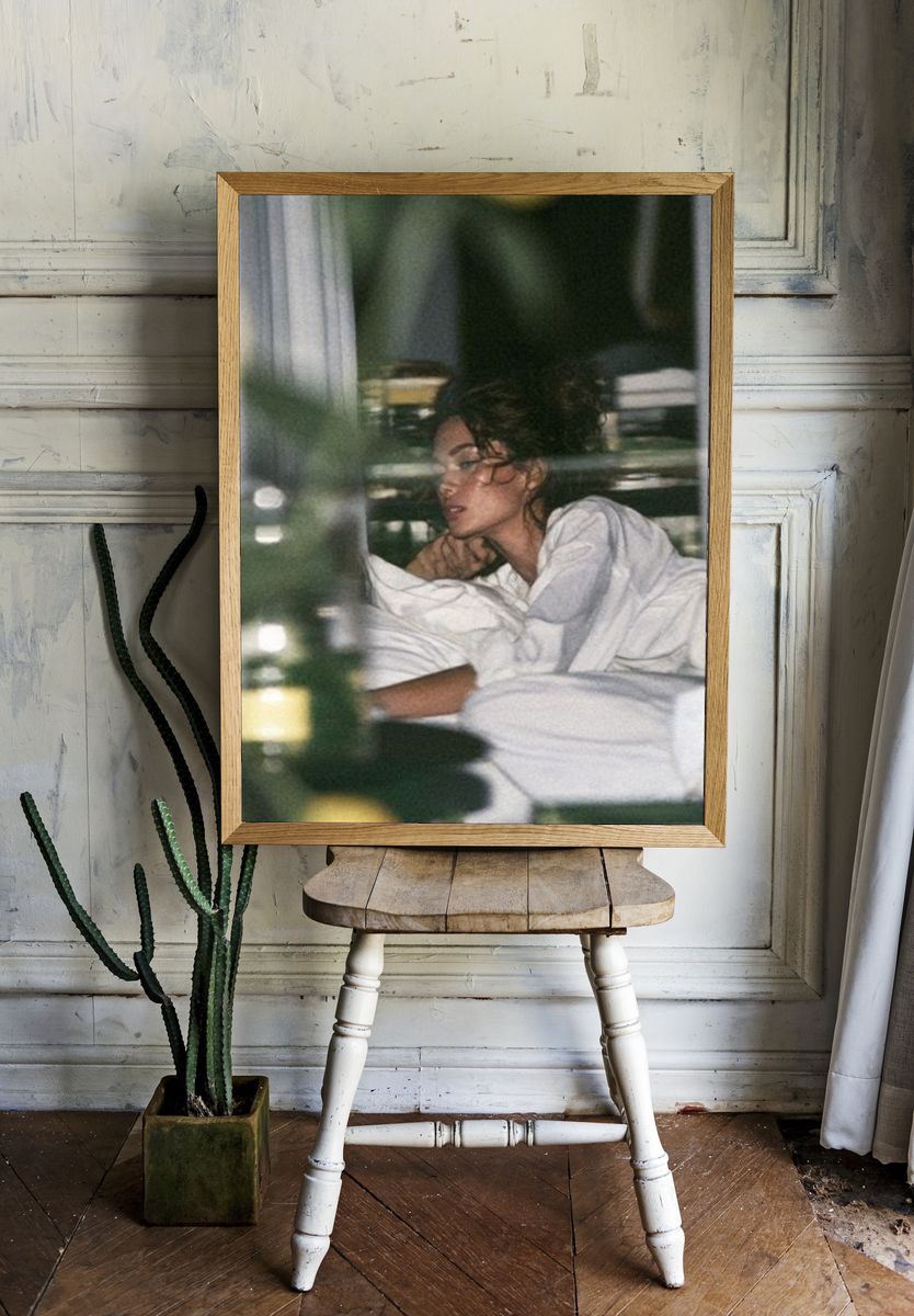 Dreamy Bedroom Portrait Poster. — room view 1
