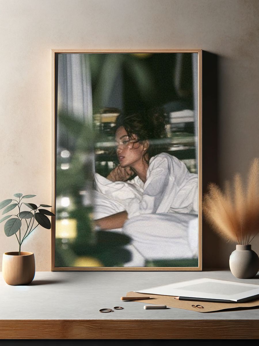 Dreamy Bedroom Portrait Poster. — room view 2